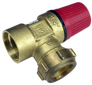 Säkerhetsventil 3/4" Inv 2,5 Bar