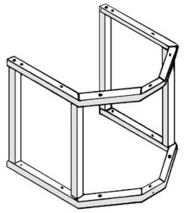 Golvstativ 110-160 Liter E