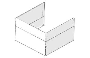 Överskåp till Comfortzone CE 236-250cm