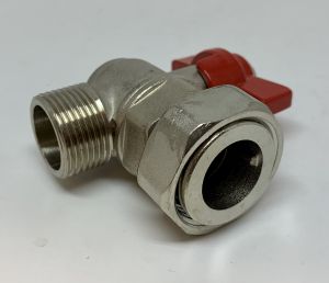 044. Kulventil vinkel R20 utv r25 lekande mutter